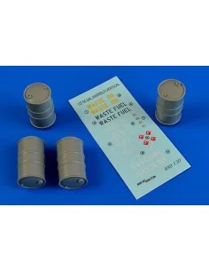US 55 gallon barrels(vertical position), 1/48 - Aerobonus 480.130