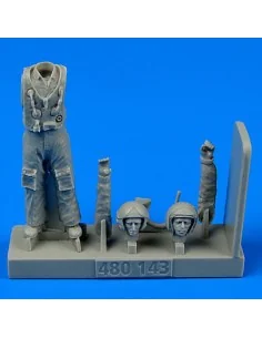 Soviet Pilot with life jacket-the Cold War period, 1/48 - Aerobonus...