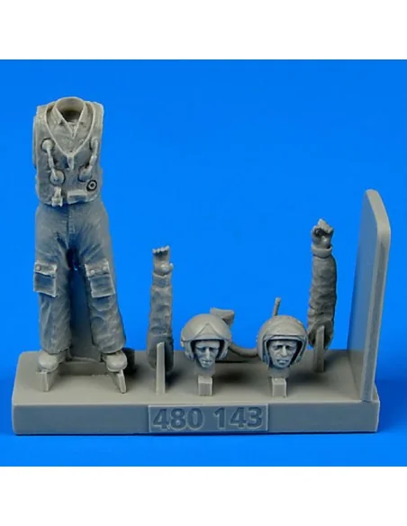 Soviet Pilot with life jacket-the Cold War period, 1/48 - Aerobonus...