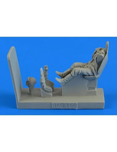 Soviet Fighter Pilot w. seat for I-153, 1/48 - Aerobonus 480.160