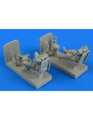 German Luftwaffe Pilot & Operator with seats f.Me-262B-1A/U1, 1/48 ...