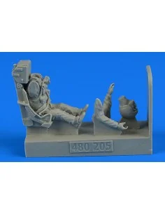 USAF Fighter Pilot with ejection seat for F-80 Shooting Star, 1/48 ...