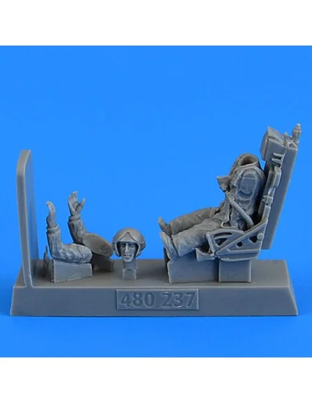 Soviet Fighter Pilot with ejection seat for MiG-19 Farmer for Trump...