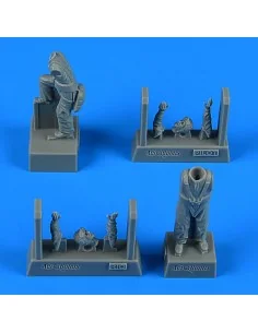 German WWII Pilot & Radioman for Fokker G-1, 1/48 - Aerobonus 480.239