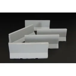 Modern concrete road barriers, 1/87 - Hauler HLR87136
