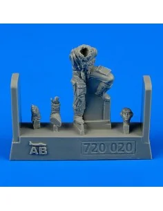German Luftwaffe Pilot WWII f.Bf 109 lat late version, 1/72 - Aerob...