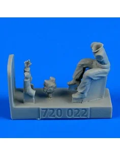 WWII RAF Motorcycle Driver, 1/72 - Aerobonus 720.022