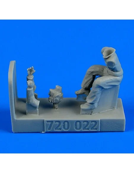 WWII RAF Motorcycle Driver, 1/72 - Aerobonus 720.022