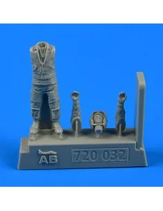 German Modern Luftwaffe/Marine Fighter Pilot, 1/72 - Aerobonus 720032