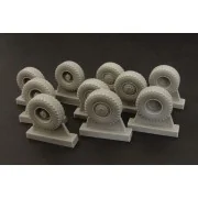 T-815-2 ARMAX baloon wheels, 1/87 - Hauler HLR87139 T-815-2 ARMAX baloon wheels, 1/87 - Hauler HLR87139