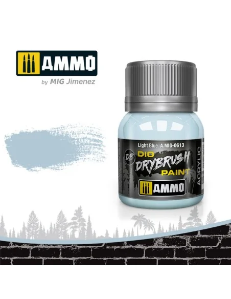 DRYBRUSH Light Blue - AMMO by MIG Jimenez A.MIG-0613