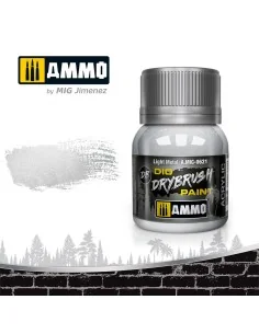 DRYBRUSH Light Metal - AMMO by MIG Jimenez A.MIG-0621