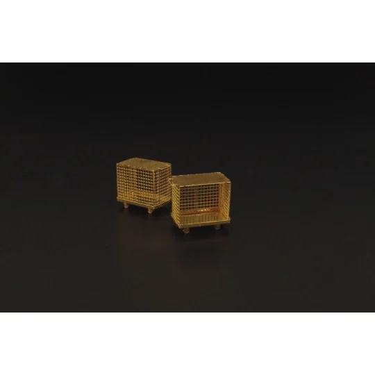 Baggage carts, 1/87 - Hauler HLR87190