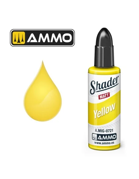 MATT SHADER Yellow - AMMO by MIG Jimenez A.MIG-0721