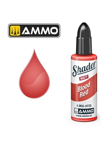 MATT SHADER Blood Red - AMMO by MIG Jimenez A.MIG-0725