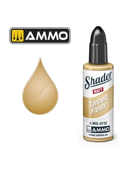 MATT SHADER Tanned Flesh - AMMO by MIG Jimenez A.MIG-0732