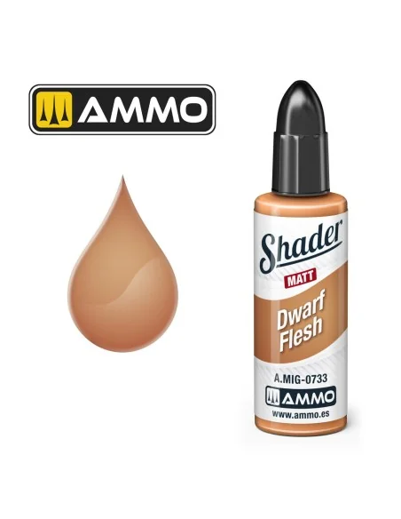 MATT SHADER Dwarf Flesh - AMMO by MIG Jimenez A.MIG-0733