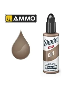 MATT SHADER Dirt - AMMO by MIG Jimenez A.MIG-0736