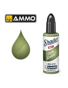 MATT SHADER Dark Green - AMMO by MIG Jimenez A.MIG-0739