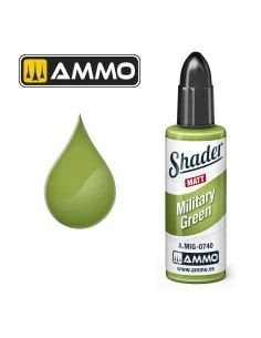 MATT SHADER Military Green - AMMO by MIG Jimenez A.MIG-0740