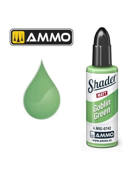 MATT SHADER Goblin Green - AMMO by MIG Jimenez A.MIG-0742
