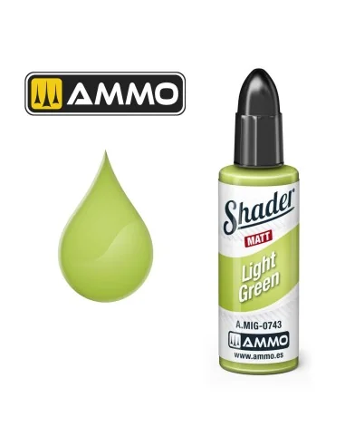 MATT SHADER Light Green - AMMO by MIG Jimenez A.MIG-0743