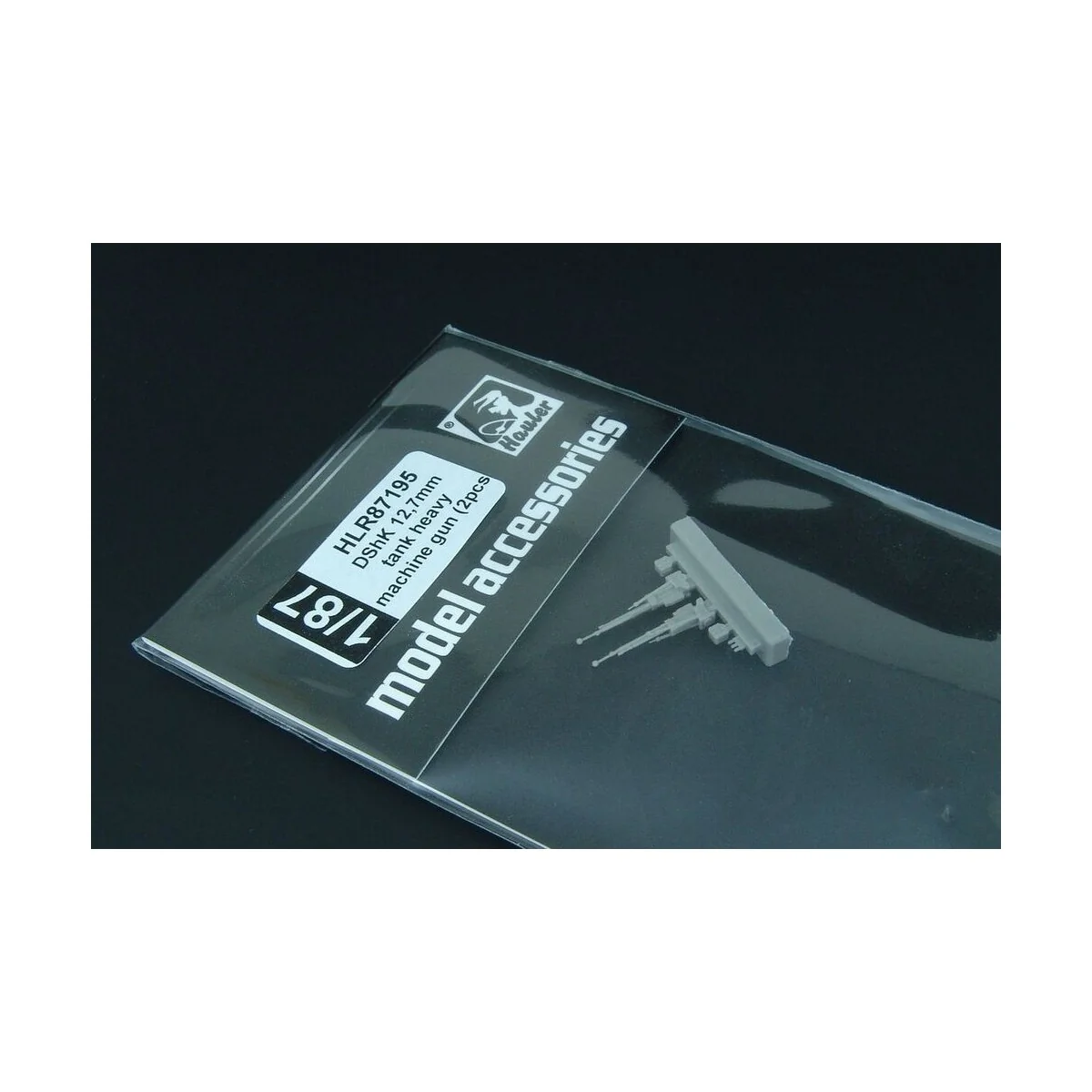 DShK 12, 7mm tank heavy machine gun (2pcs), 1/87 - Hauler HLR87195