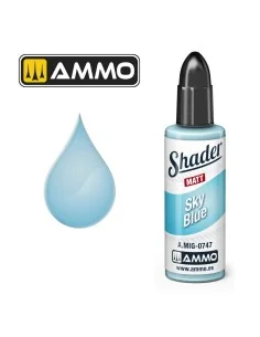 MATT SHADER Sky Blue - AMMO by MIG Jimenez A.MIG-0747