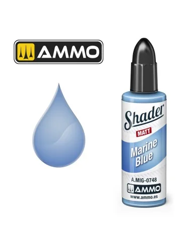 MATT SHADER Marine Blue - AMMO by MIG Jimenez A.MIG-0748