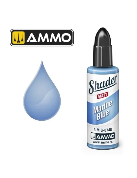 MATT SHADER Marine Blue - AMMO by MIG Jimenez A.MIG-0748