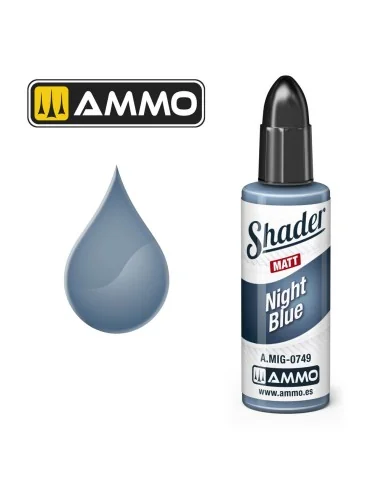 MATT SHADER Night Blue - AMMO by MIG Jimenez A.MIG-0749