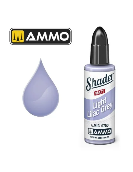 MATT SHADER Light Lilac Grey - AMMO by MIG Jimenez A.MIG-0753