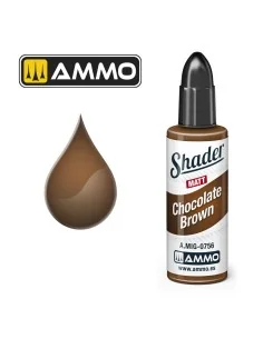 MATT SHADER Chocolate Brown - AMMO by MIG Jimenez A.MIG-0756