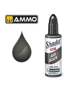 MATT SHADER Ash Black - AMMO by MIG Jimenez A.MIG-0759