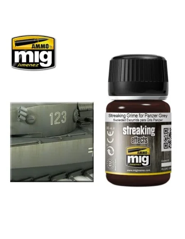 STREAKING Grime for Panzer Grey - AMMO by MIG Jimenez A.MIG-1202