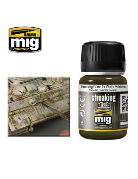 STREAKING Grime for Winter Vehicles - AMMO by MIG Jimenez A.MIG-1205
