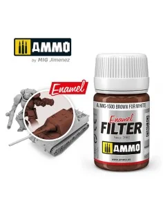 FILTER Brown for White - AMMO by MIG Jimenez A.MIG-1500