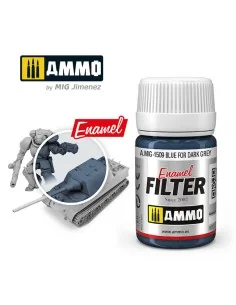 FILTER Blue for Dark Grey - AMMO by MIG Jimenez A.MIG-1509
