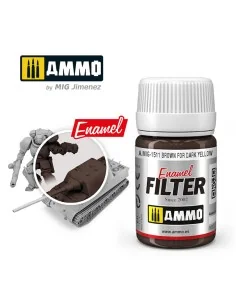 FILTER Brown for Dark Yellow - AMMO by MIG Jimenez A.MIG-1511