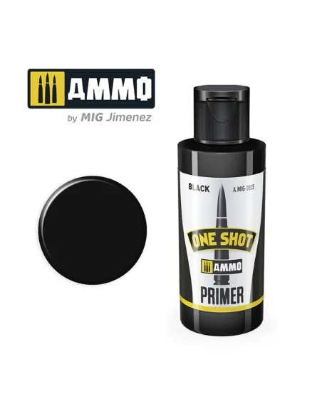 ONE SHOT PRIMER Black - AMMO by MIG Jimenez A.MIG-2023