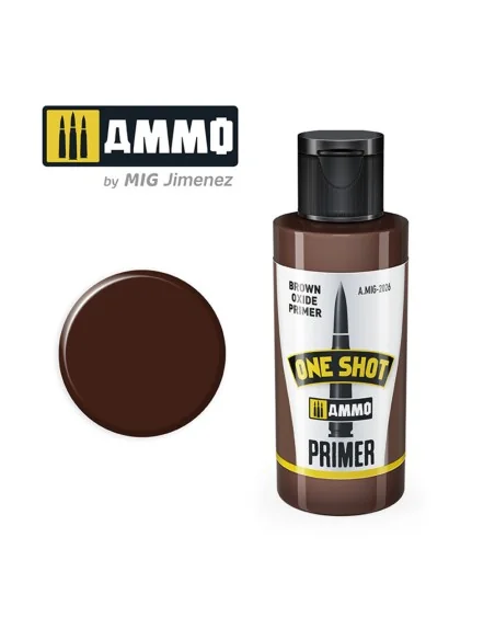 ONE SHOT PRIMER Brown Oxide Primer - AMMO by MIG Jimenez A.MIG-2026