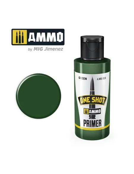 ONE SHOT PRIMER Green - AMMO by MIG Jimenez A.MIG-2028