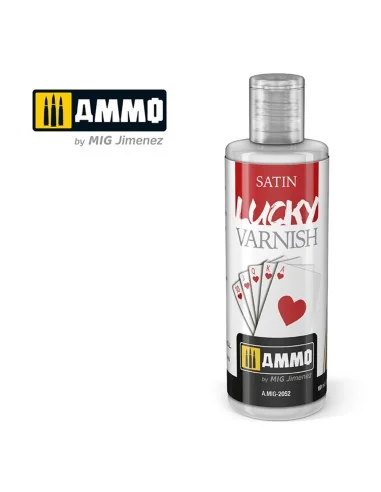 LUCKY VARNISH Satin (60mL) - AMMO by MIG Jimenez A.MIG-2052
