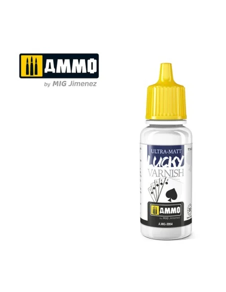LUCKY VARNISH Ultra-Matt (17mL) - AMMO by MIG Jimenez A.MIG-2054