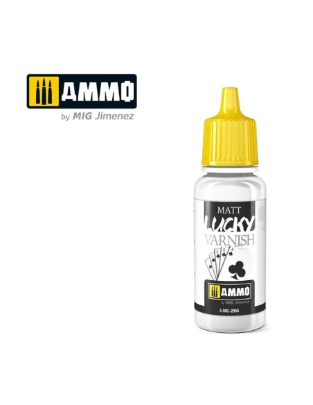 LUCKY VARNISH Matt (17mL) - AMMO by MIG Jimenez A.MIG-2055