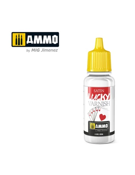 LUCKY VARNISH Satin (17mL) - AMMO by MIG Jimenez A.MIG-2056