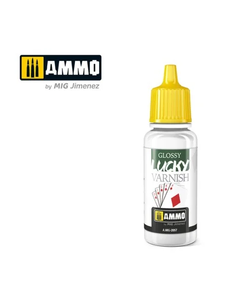 LUCKY VARNISH Glossy (17mL) - AMMO by MIG Jimenez A.MIG-2057