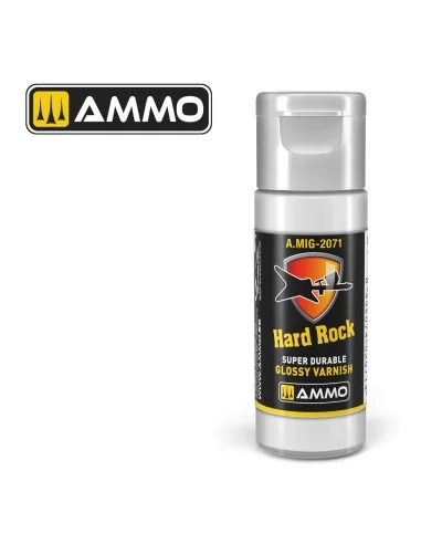 Hard Rock Super Durable Glossy Varnish (20ml) - AMMO by MIG Jimenez...