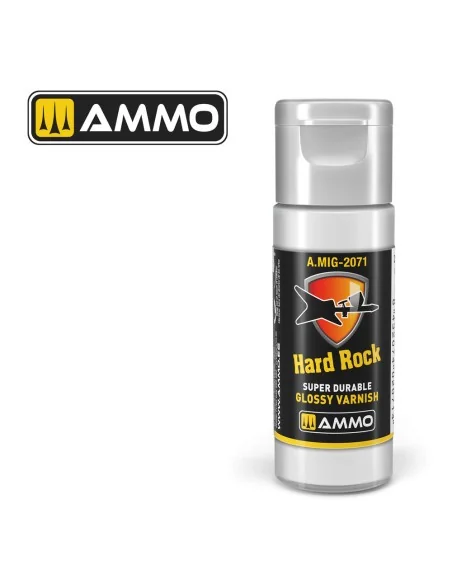 Hard Rock Super Durable Glossy Varnish (20ml) - AMMO by MIG Jimenez...