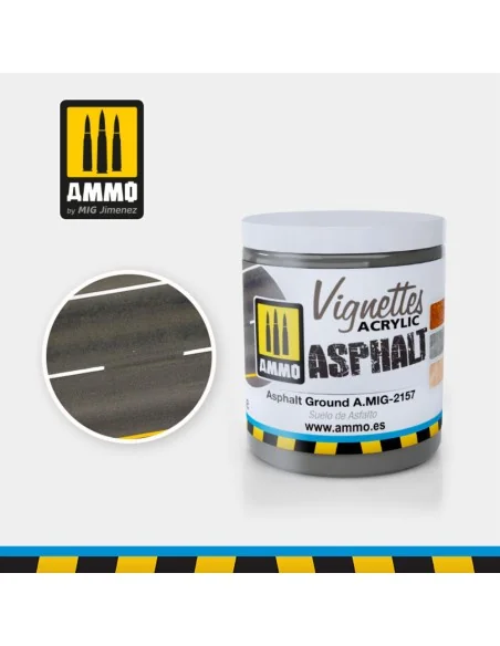 VIGNETTES Asphalt Ground - AMMO by MIG Jimenez A.MIG-2157